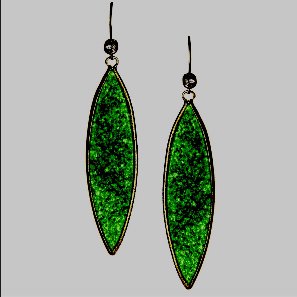 Rivka Friedman Green Quartzite Earings